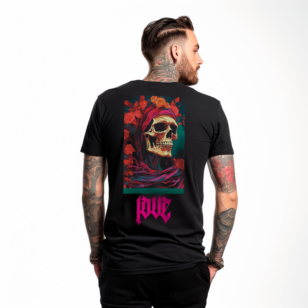 Skull Love and Death Longshirt – Zeige deinen rebellischen Stil mit unserem einzigartigen Longshirt. Perfekt für diejenigen, die Liebe und Abenteuer in jedem Detail suchen. 💀💖 #SkullLoveAndDeath #LongshirtStyle #RebelliousFashion