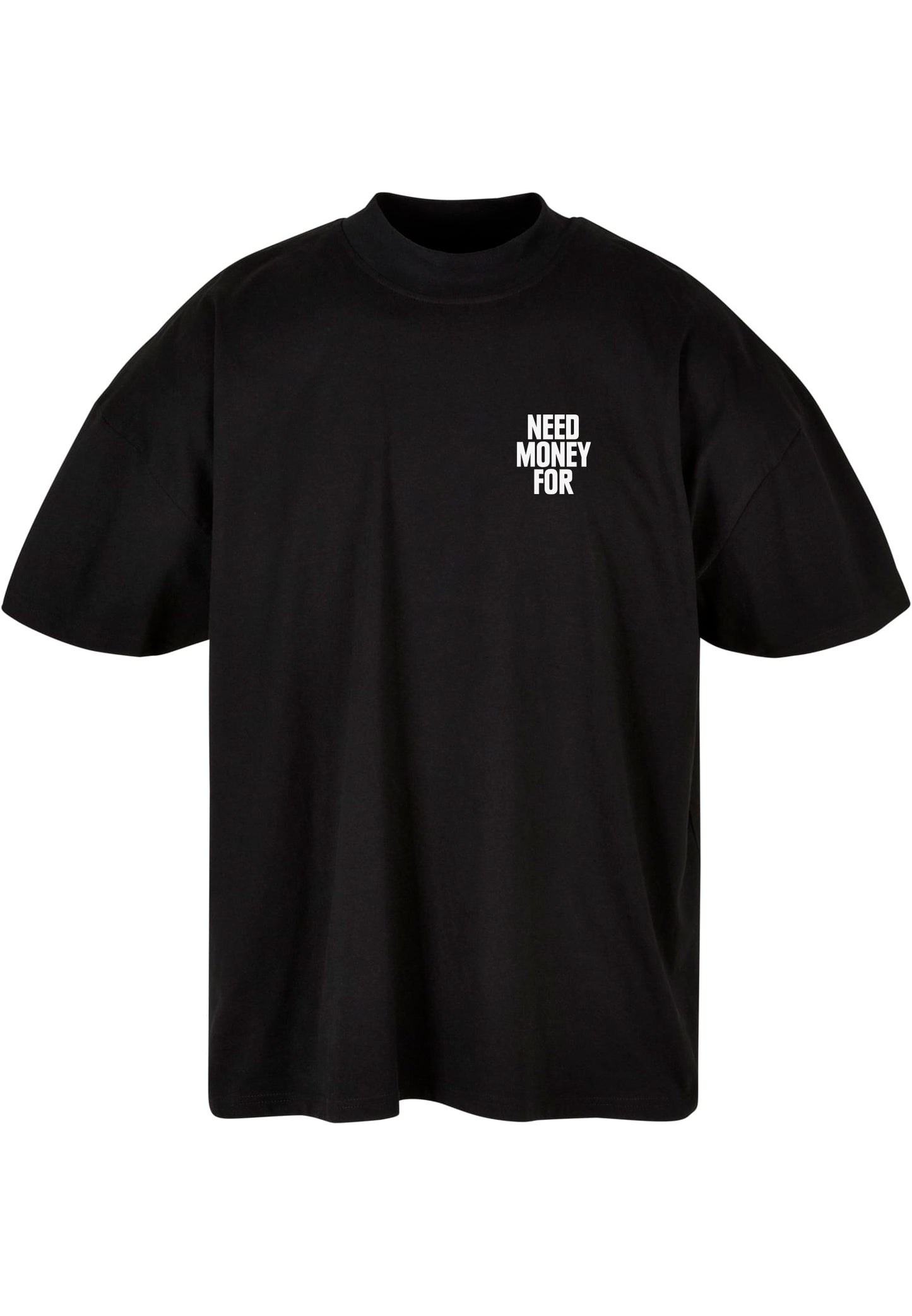 Motocrew/Motorrad Biker Oversize Shirt Herren NEED MONEY Duc Edt. BLACK