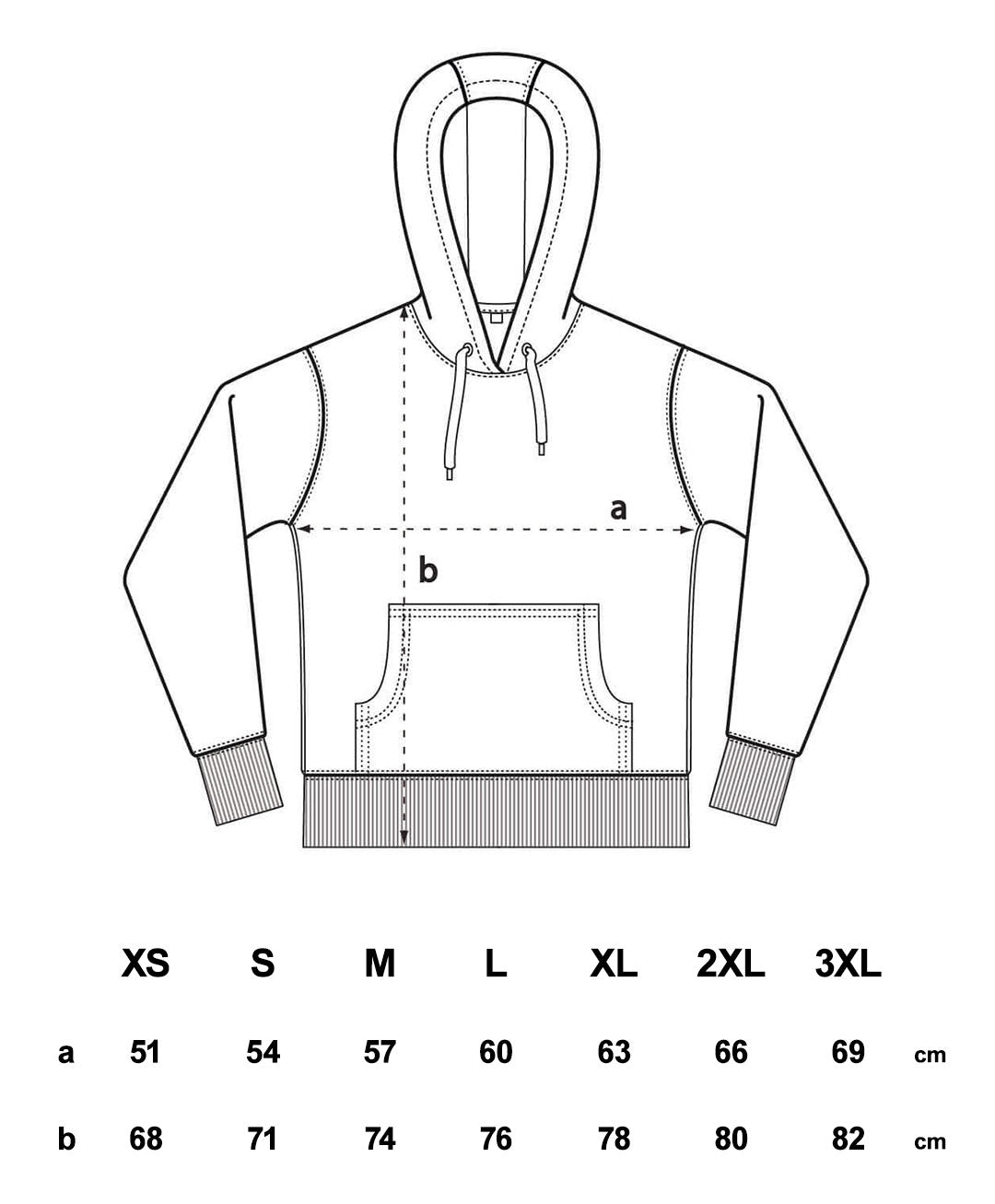 RIDERS Motocrew/Motorrad Hoodie UNISEX für Männer und Frauen