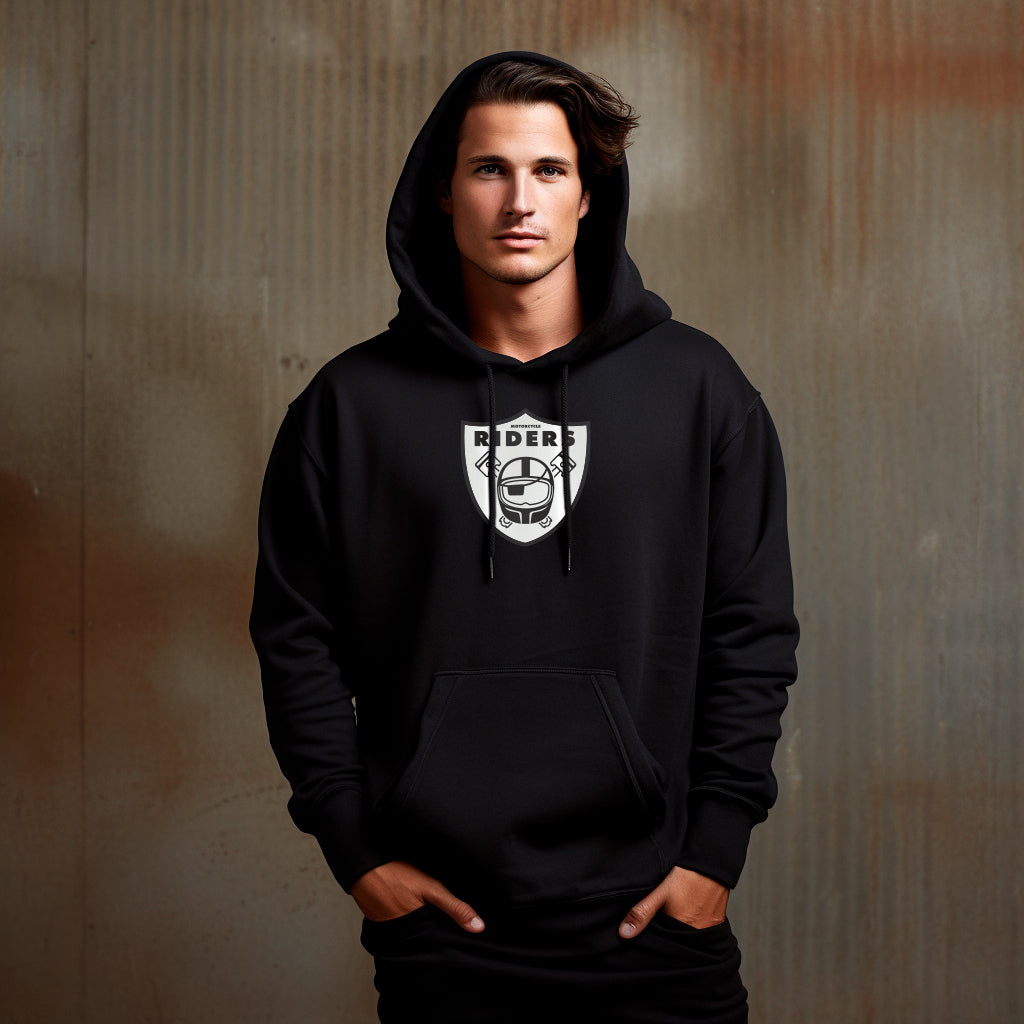 Riders Motorrad Hoodie – Stylischer Komfort für passionierte Fahrer. Entdecke unseren Riders Hoodie für einen lässigen Look auf und neben der Straße. 🏍️🧥 #RidersHoodie #BikerFashion #StreetStyle
