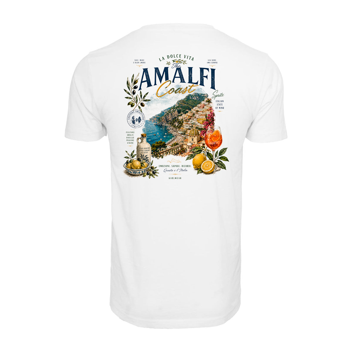 AMALFI SOCIAL CLUB – White Tee