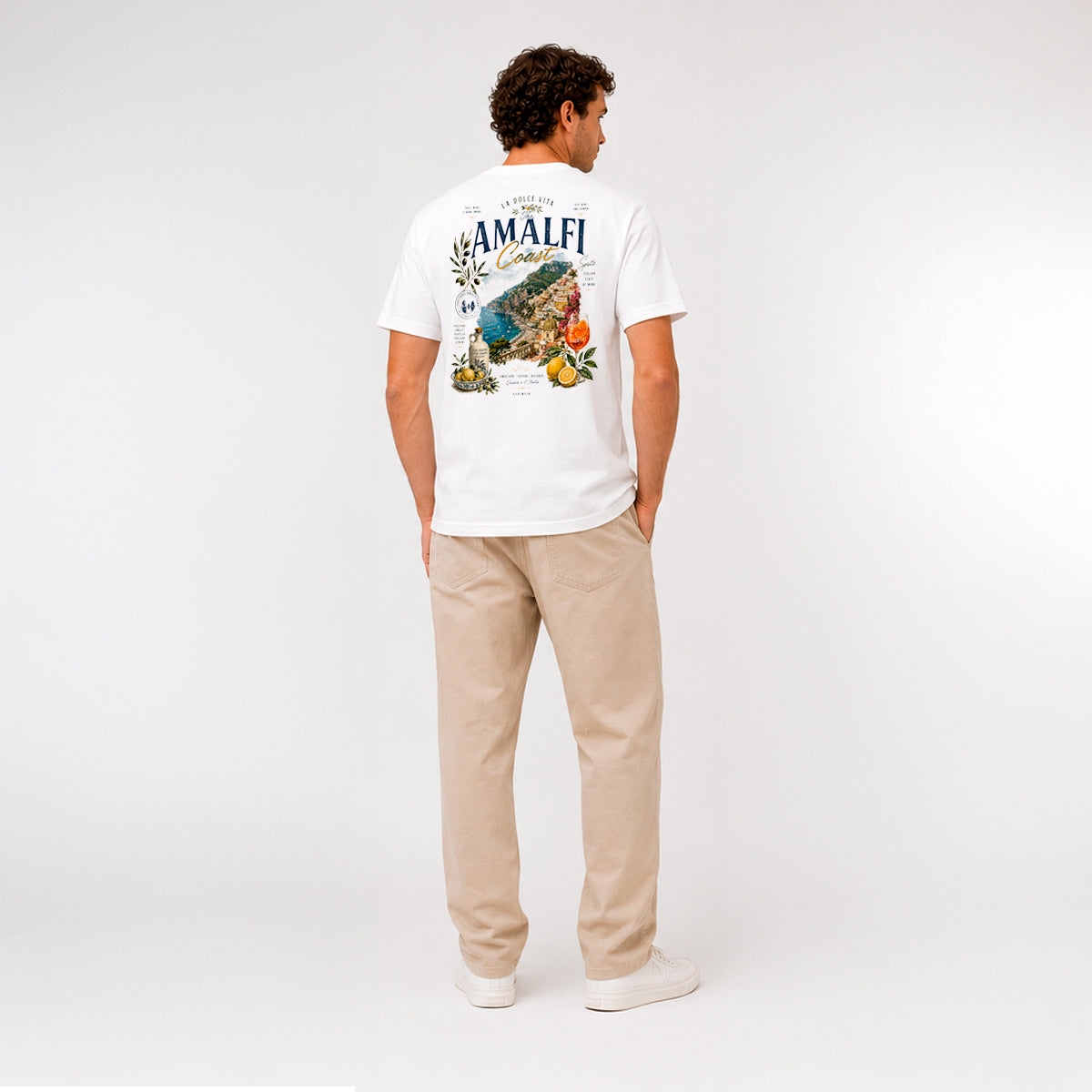 AMALFI SOCIAL CLUB – White Tee