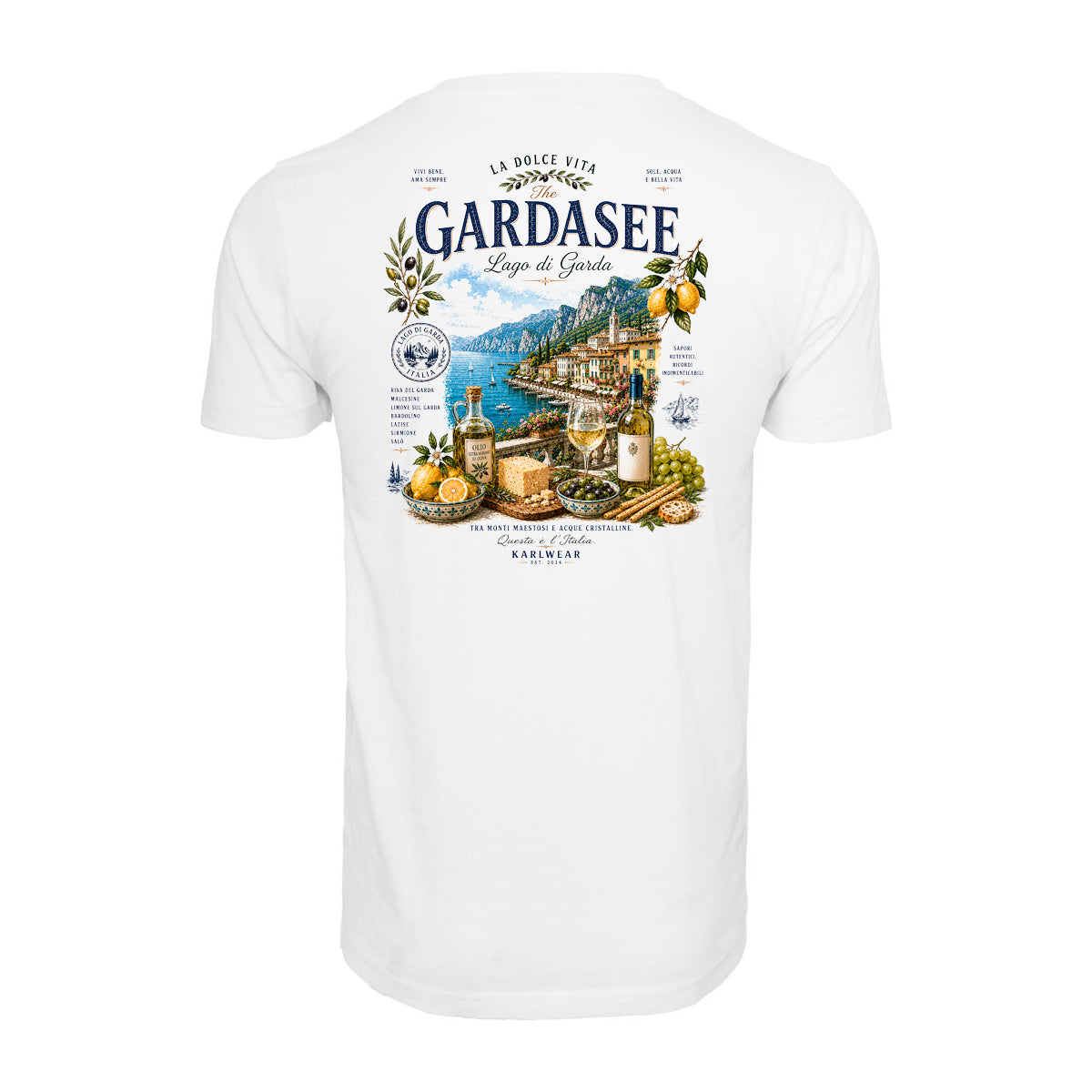 LAGO DI GARDA SOCIAL CLUB - White Tee