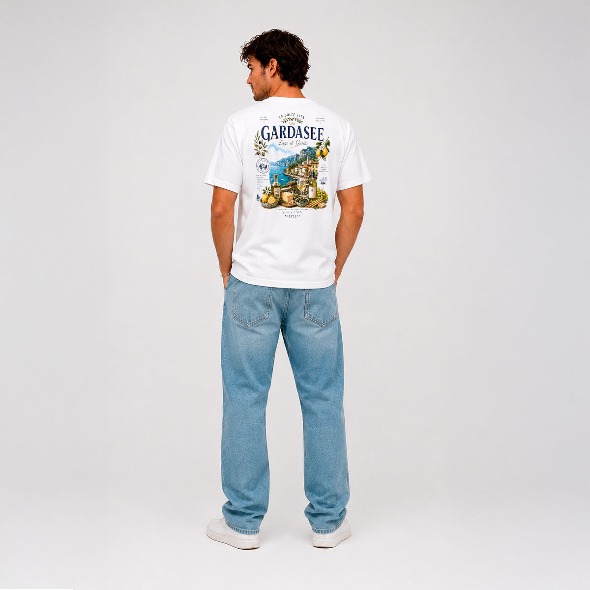 LAGO DI GARDA SOCIAL CLUB - White Tee