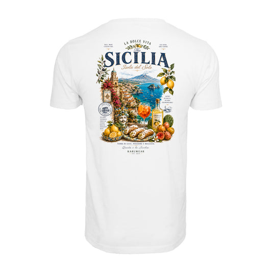 SICILIA SOCIAL CLUB - White Tee