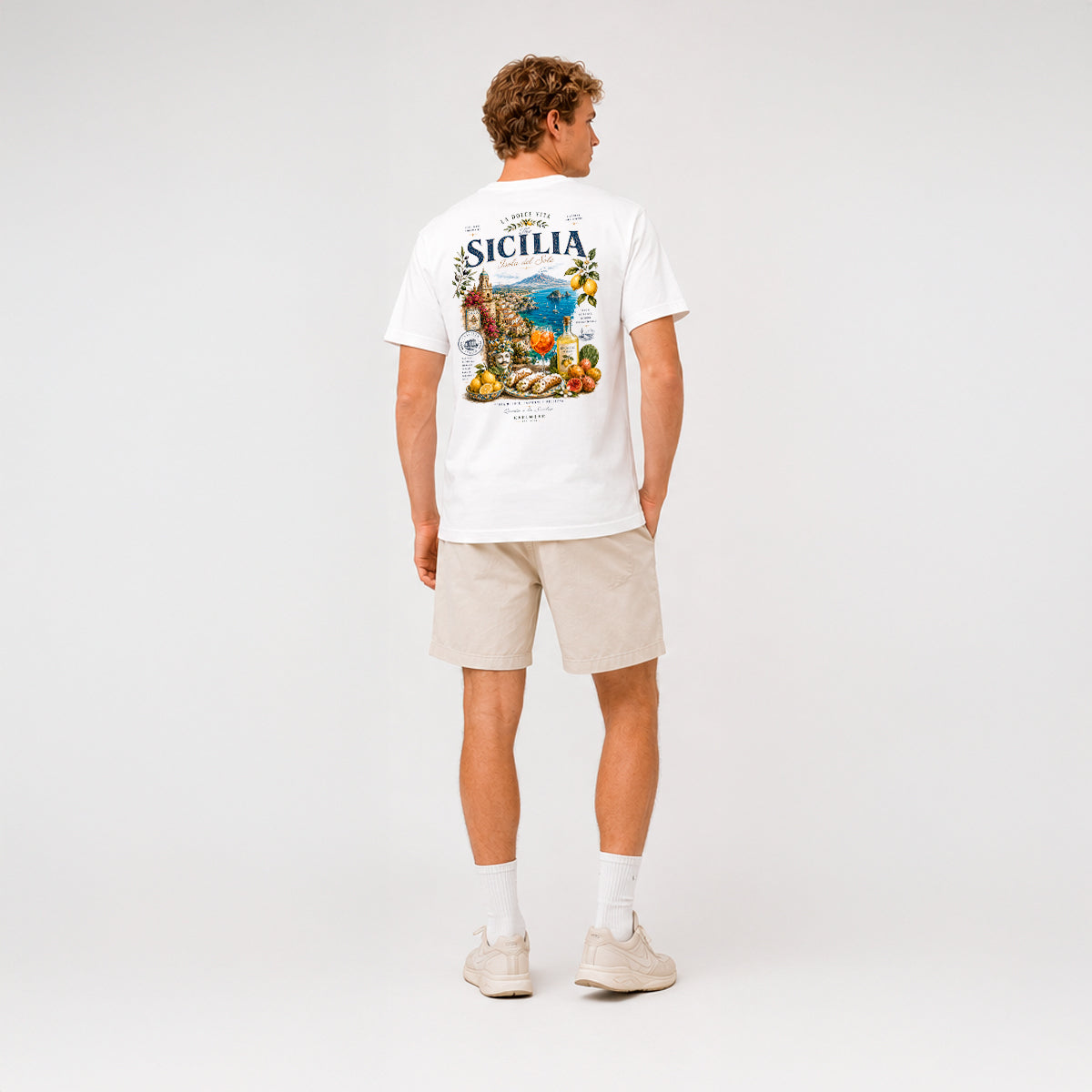 SICILIA SOCIAL CLUB - White Tee