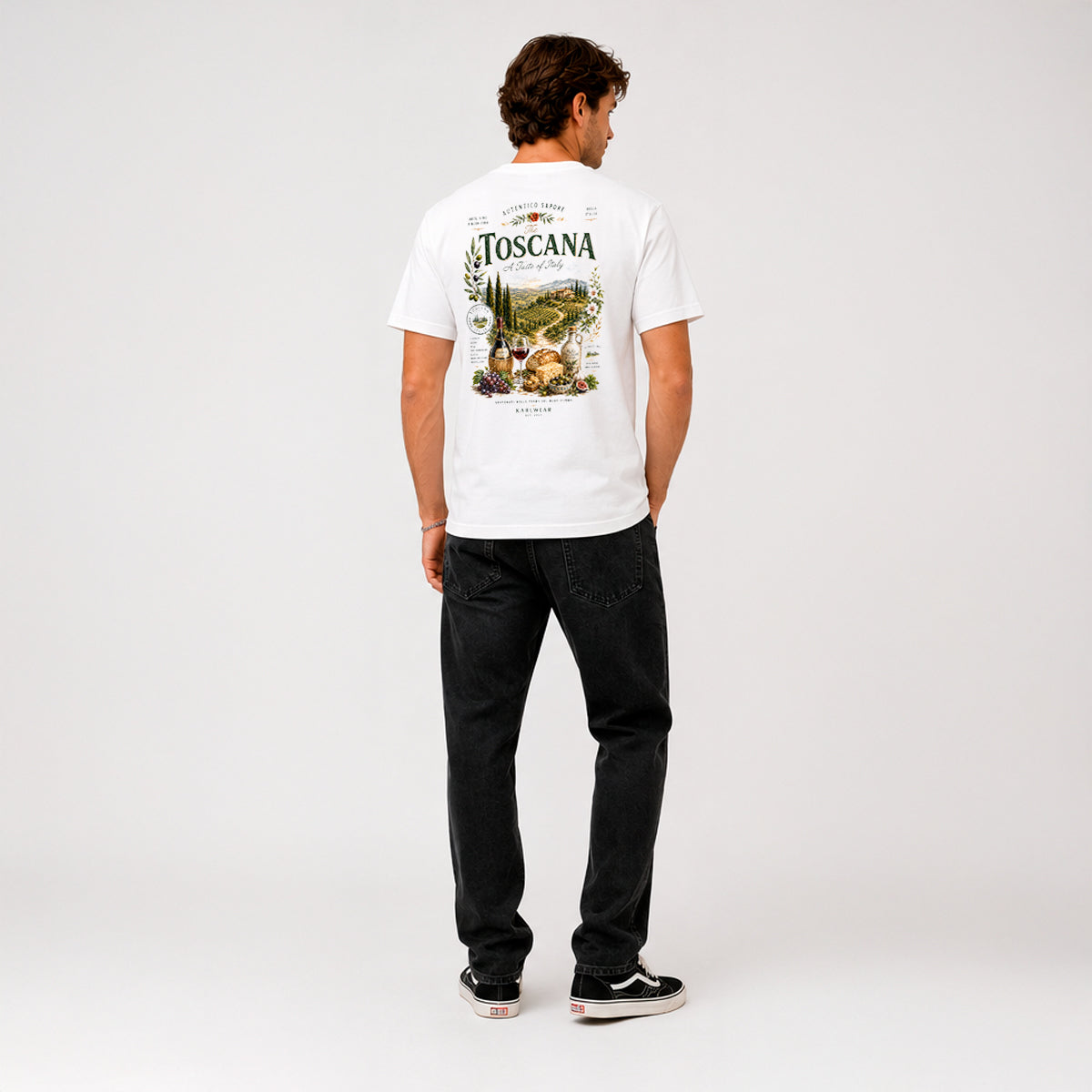 TOSCANA SOCIAL CLUB - White Tee