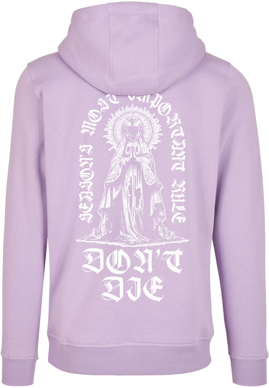 Motocrew/Motorrad Biker Heavy Hoodie Herren Most Important Rule Lilac