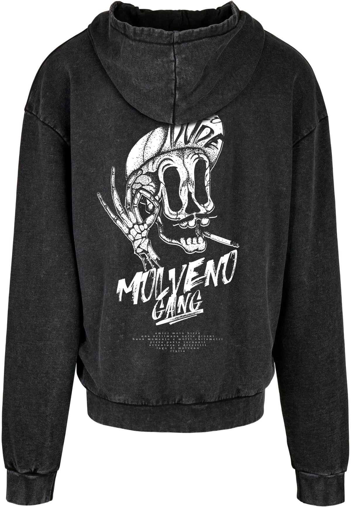 BB Motocrew Motorrad Biker Molveno Gang Oversize Hoody Herren Acid 
