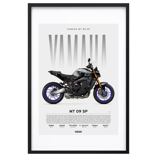 Yamaha MT 09 SP - Artwork Poster Print